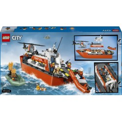 LEGO 60504 City Motoscafo di soccorso ed elicottero della Guardia Costiera