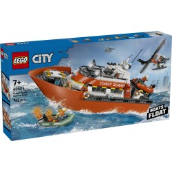 LEGO 60504 City Motoscafo di soccorso ed elicottero della Guardia Costiera