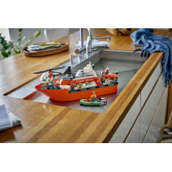 LEGO 60504 City Motoscafo di soccorso ed elicottero della Guardia Costiera