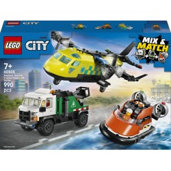 LEGO 60505 City Remix aereo, camion di servizio e hovercraft