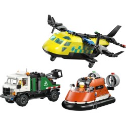 LEGO 60505 City Remix aereo, camion di servizio e hovercraft