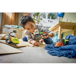 LEGO 60505 City Remix aereo, camion di servizio e hovercraft