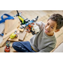 LEGO 60505 City Remix aereo, camion di servizio e hovercraft