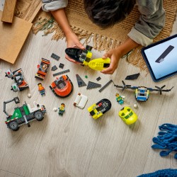 LEGO 60505 City Remix aereo, camion di servizio e hovercraft