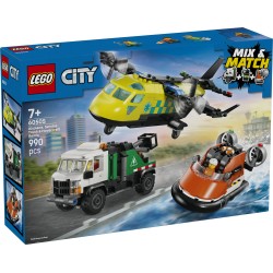 LEGO 60505 City Remix aereo, camion di servizio e hovercraft