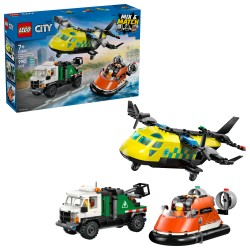 LEGO 60505 City Remix aereo, camion di servizio e hovercraft