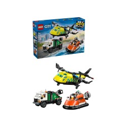 LEGO 60505 City Remix aereo, camion di servizio e hovercraft