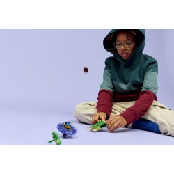 LEGO 71849 NINJAGO Nya contro Spinner Mostro della Mutazione