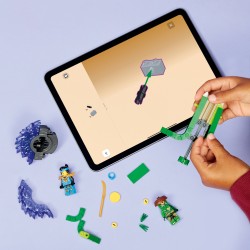 LEGO 71849 NINJAGO Nya contro Spinner Mostro della Mutazione