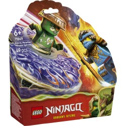 LEGO 71849 NINJAGO Nya contro Spinner Mostro della Mutazione