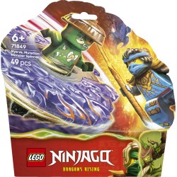 LEGO 71849 NINJAGO Nya contro Spinner Mostro della Mutazione