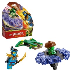 LEGO 71849 NINJAGO Nya contro Spinner Mostro della Mutazione