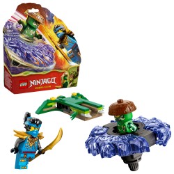 LEGO 71849 NINJAGO Nya contro Spinner Mostro della Mutazione
