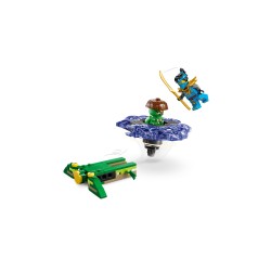 LEGO 71849 NINJAGO Nya contro Spinner Mostro della Mutazione