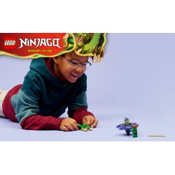 LEGO 71849 NINJAGO Nya contro Spinner Mostro della Mutazione