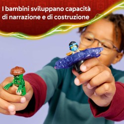 LEGO 71849 NINJAGO Nya contro Spinner Mostro della Mutazione