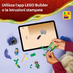 LEGO 71849 NINJAGO Nya contro Spinner Mostro della Mutazione
