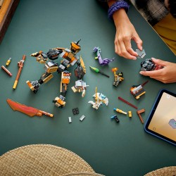 LEGO 71854 NINJAGO Mech della missione di Cole e drago Zane