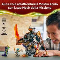 LEGO 71854 NINJAGO Mech della missione di Cole e drago Zane