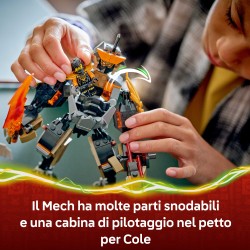 LEGO 71854 NINJAGO Mech della missione di Cole e drago Zane