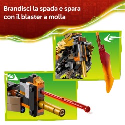 LEGO 71854 NINJAGO Mech della missione di Cole e drago Zane