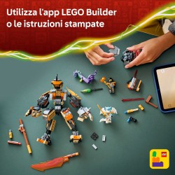 LEGO 71854 NINJAGO Mech della missione di Cole e drago Zane