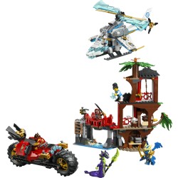 LEGO 71857 NINJAGO Battaglia alla casa sull’albero con veicolo Ninja
