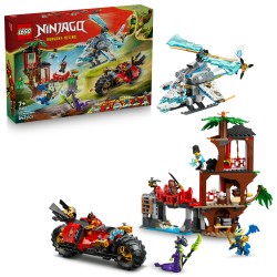 LEGO 71857 NINJAGO Battaglia alla casa sull’albero con veicolo Ninja