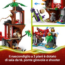 LEGO 71857 NINJAGO Battaglia alla casa sull’albero con veicolo Ninja