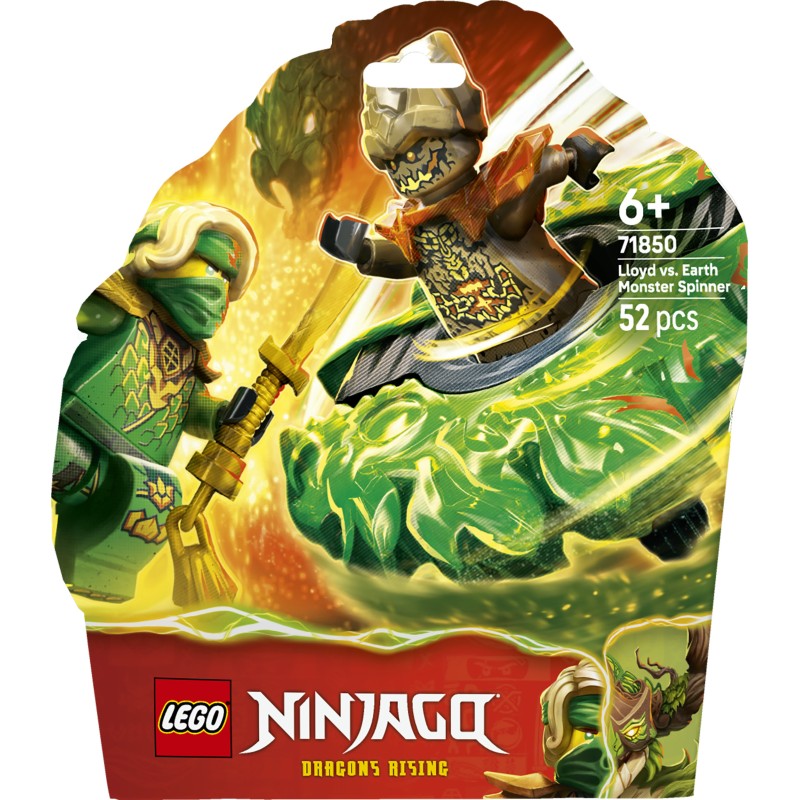 LEGO 71850 NINJAGO Lloyd contro Spinner Mostro della Terra
