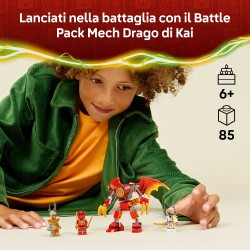 LEGO 71851 NINJAGO Battle Pack Mech Drago di Kai