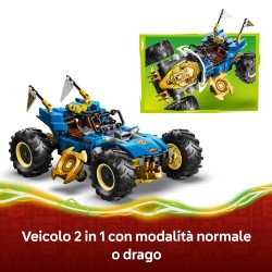 LEGO 71856 NINJAGO Auto mutaforma di Jay