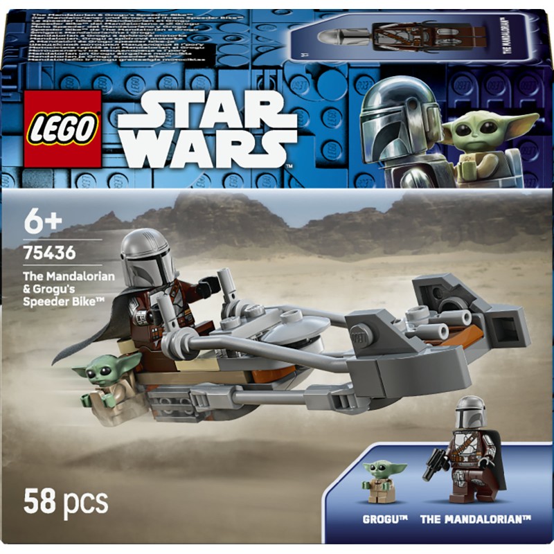 LEGO 75436 Star Wars Speeder Bike™ del Mandaloriano e di Grogu