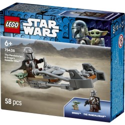 LEGO 75436 Star Wars Speeder Bike™ del Mandaloriano e di Grogu