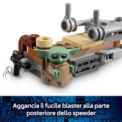 LEGO 75436 Star Wars Speeder Bike™ del Mandaloriano e di Grogu