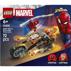 LEGO 76335 Marvel Spider-Man vs. Ghost Rider in motocicletta