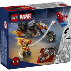 LEGO 76335 Marvel Spider-Man vs. Ghost Rider in motocicletta