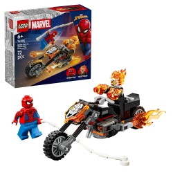 LEGO 76335 Marvel Spider-Man vs. Ghost Rider in motocicletta