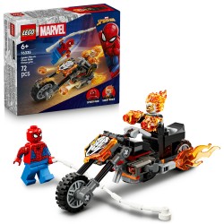 LEGO 76335 Marvel Spider-Man vs. Ghost Rider in motocicletta