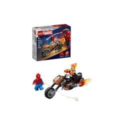 LEGO 76335 Marvel Spider-Man vs. Ghost Rider in motocicletta