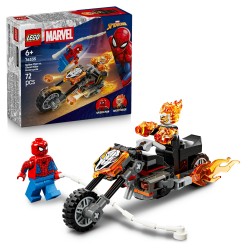 LEGO 76335 Marvel Spider-Man vs. Ghost Rider in motocicletta