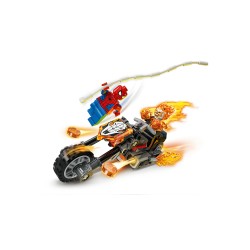 LEGO 76335 Marvel Spider-Man vs. Ghost Rider in motocicletta