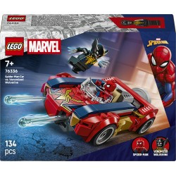 LEGO 76336 Marvel Auto di Spider-Man vs. Venomized Wolverine