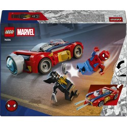 LEGO 76336 Marvel Auto di Spider-Man vs. Venomized Wolverine