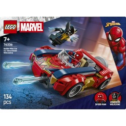 LEGO 76336 Marvel Auto di Spider-Man vs. Venomized Wolverine