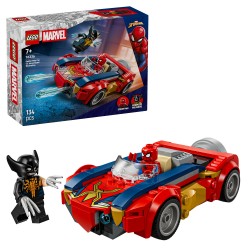 LEGO 76336 Marvel Auto di Spider-Man vs. Venomized Wolverine