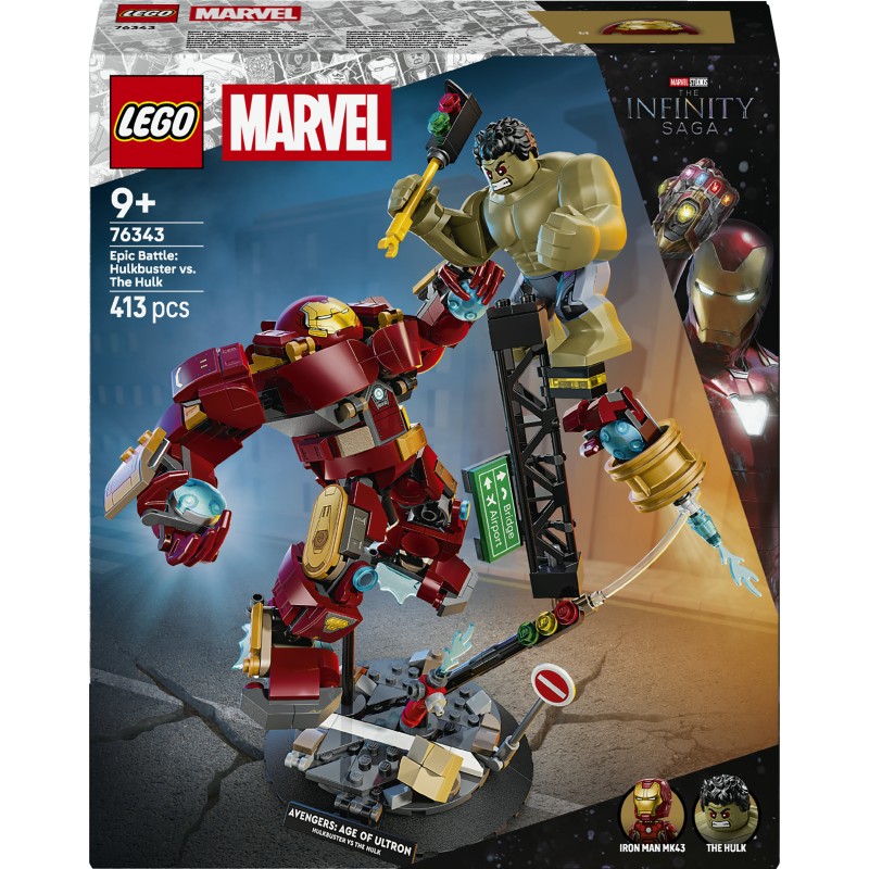 LEGO 76343 Marvel Battaglia epica: Hulkbuster vs. The Hulk