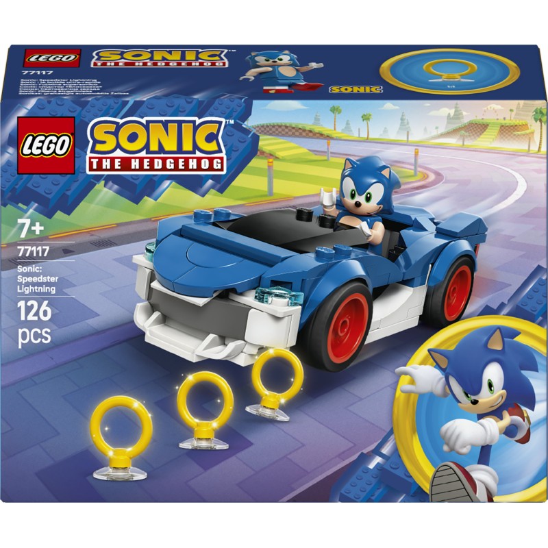 LEGO 77117 Sonic the Hedgehog Sonic: Fulmine supersonico