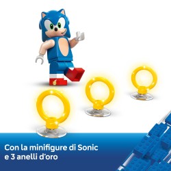 LEGO 77117 Sonic the Hedgehog Sonic: Fulmine supersonico