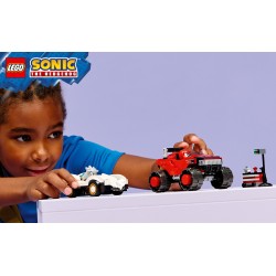 LEGO 77118 Sonic the Hedgehog Auto di Silver vs. Monster Truck di Knuckles